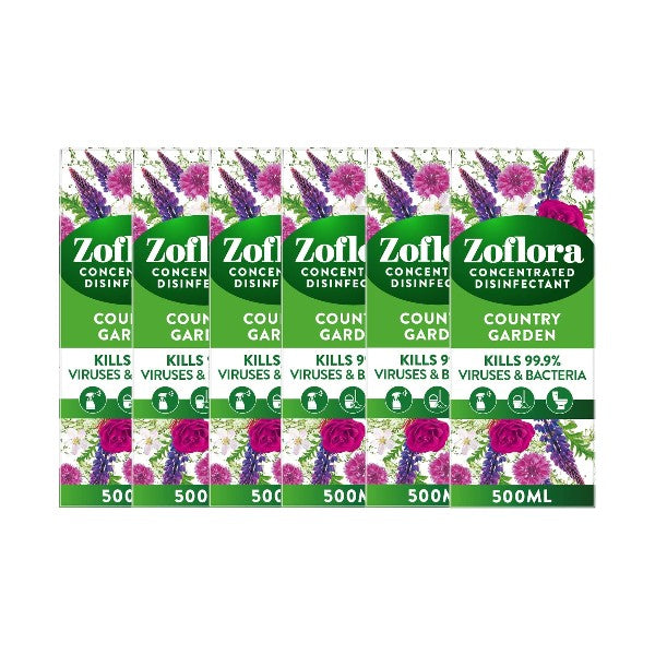 Zoflora Country Garden 500ml Concentrate - Country Fresh. Spotless Clean