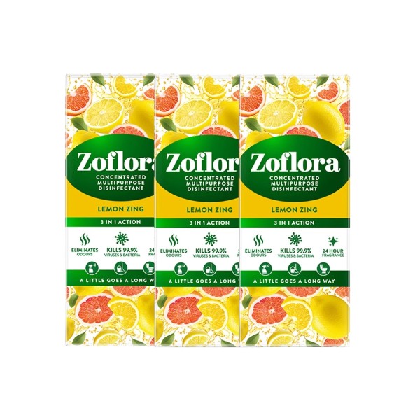 Zoflora Lemon Zing Concentrate - Goodbye Germs, Hello Sunshine!