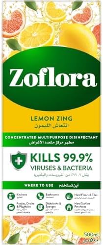 Zoflora Lemon Zing Concentrate