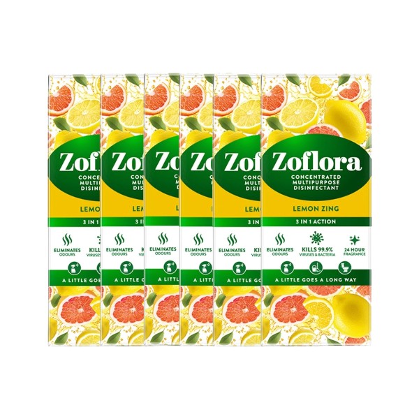 Zoflora Lemon Zing Concentrate - Goodbye Germs, Hello Sunshine!