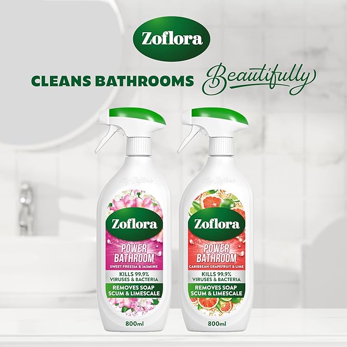 Zoflora Sweet Freesia & Jasmine Power Bathroom Cleaner