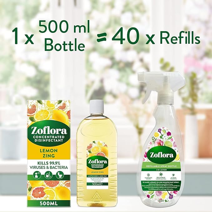 Zoflora Lemon Zing Concentrate