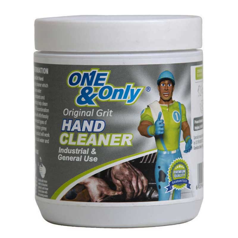 ONE & ONLY HAND CLEANER GRIT 500GR TUB FGRI001