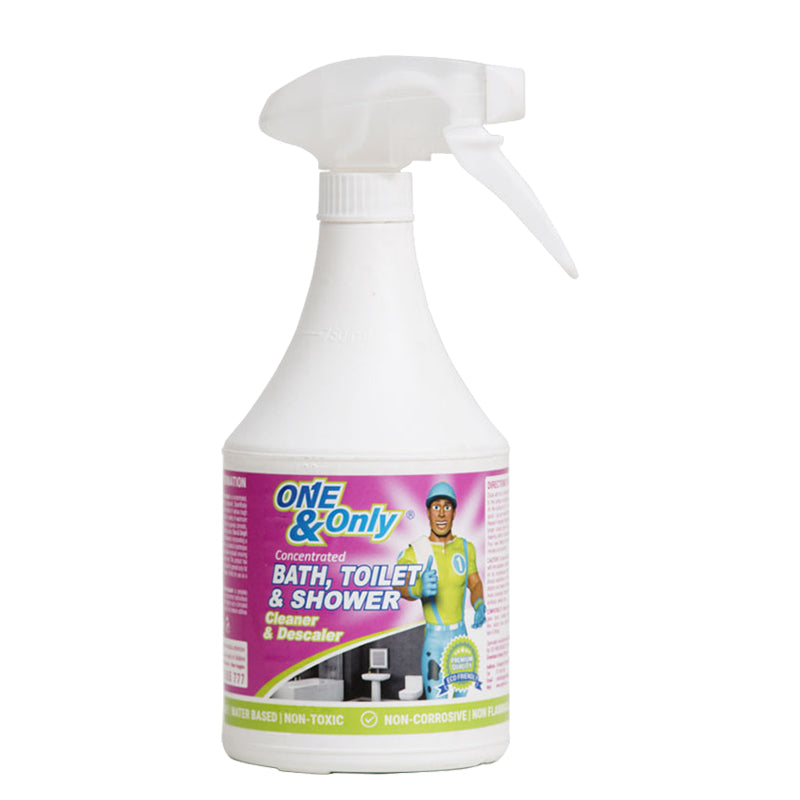 ONE & ONLY BATH TOILET & SHOWER CLEAN & DESCALER 750ML TR