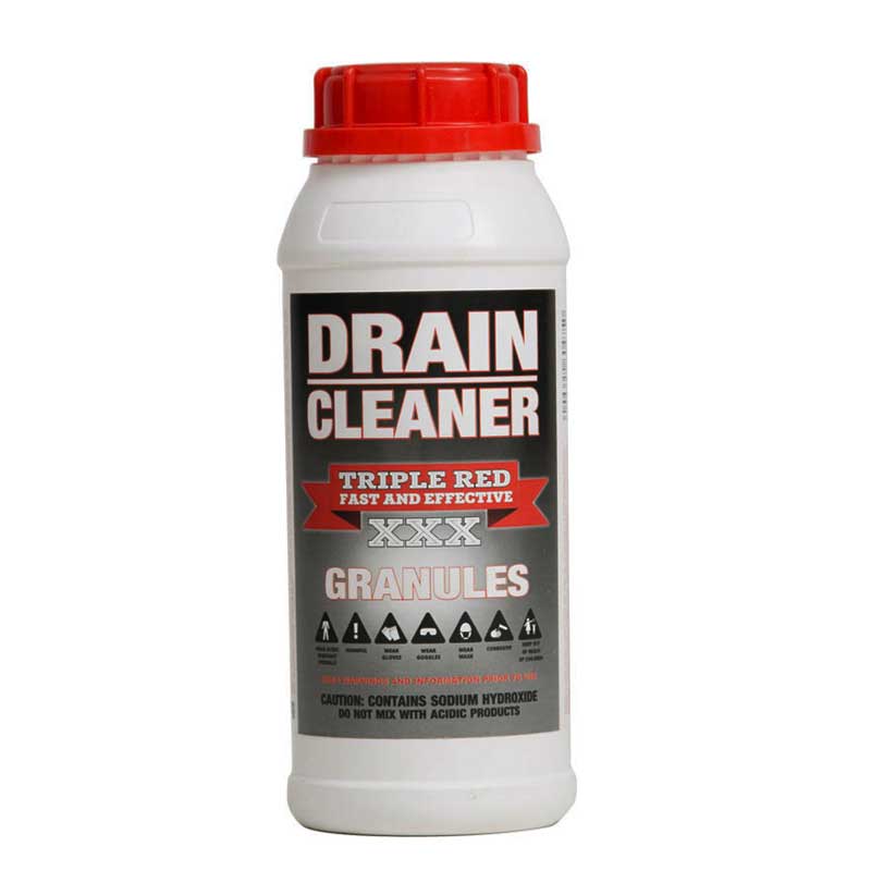 TRIPLE RED DRAIN CLEANER GRANULES 1KG