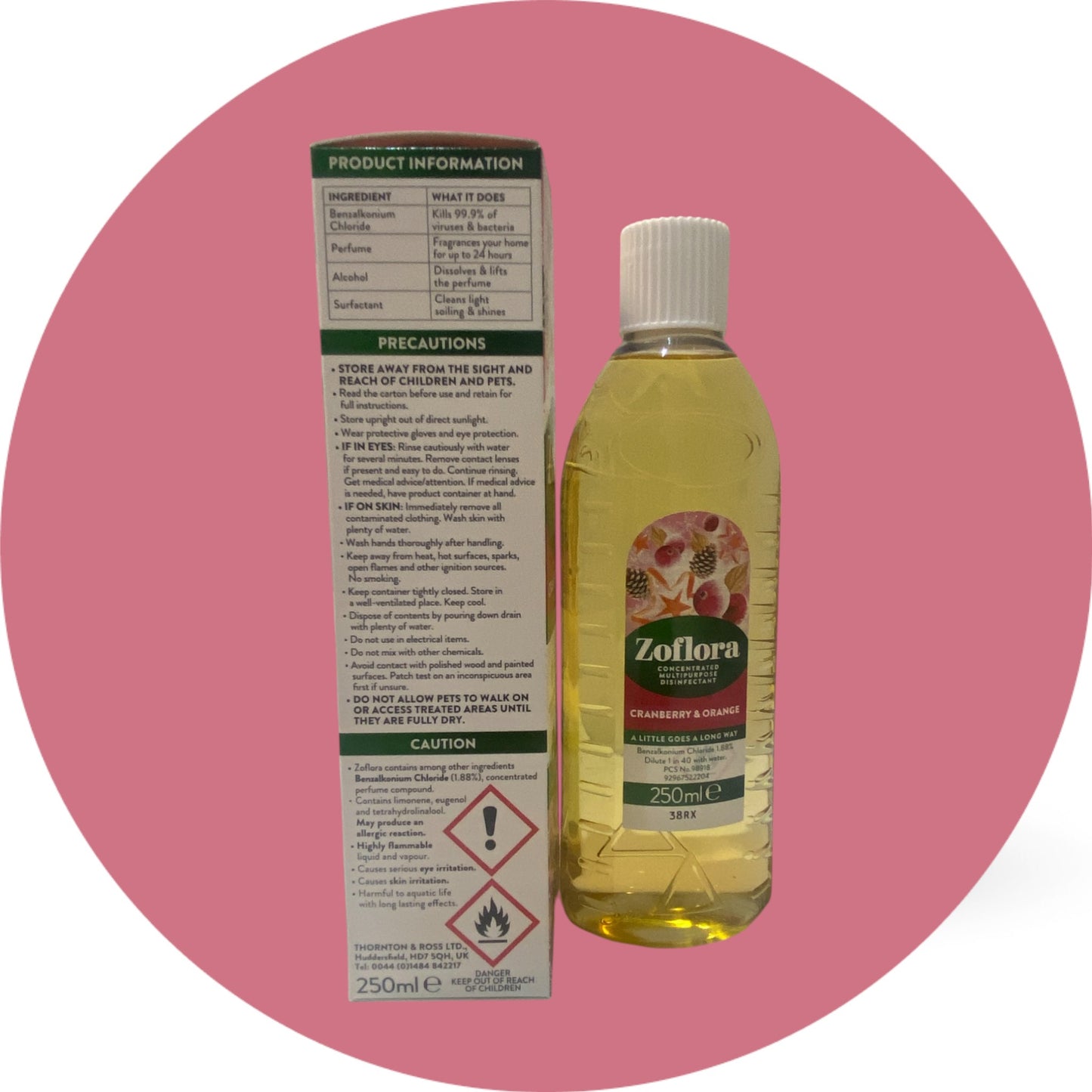 Zoflora Cranberry & Orange Concentrate