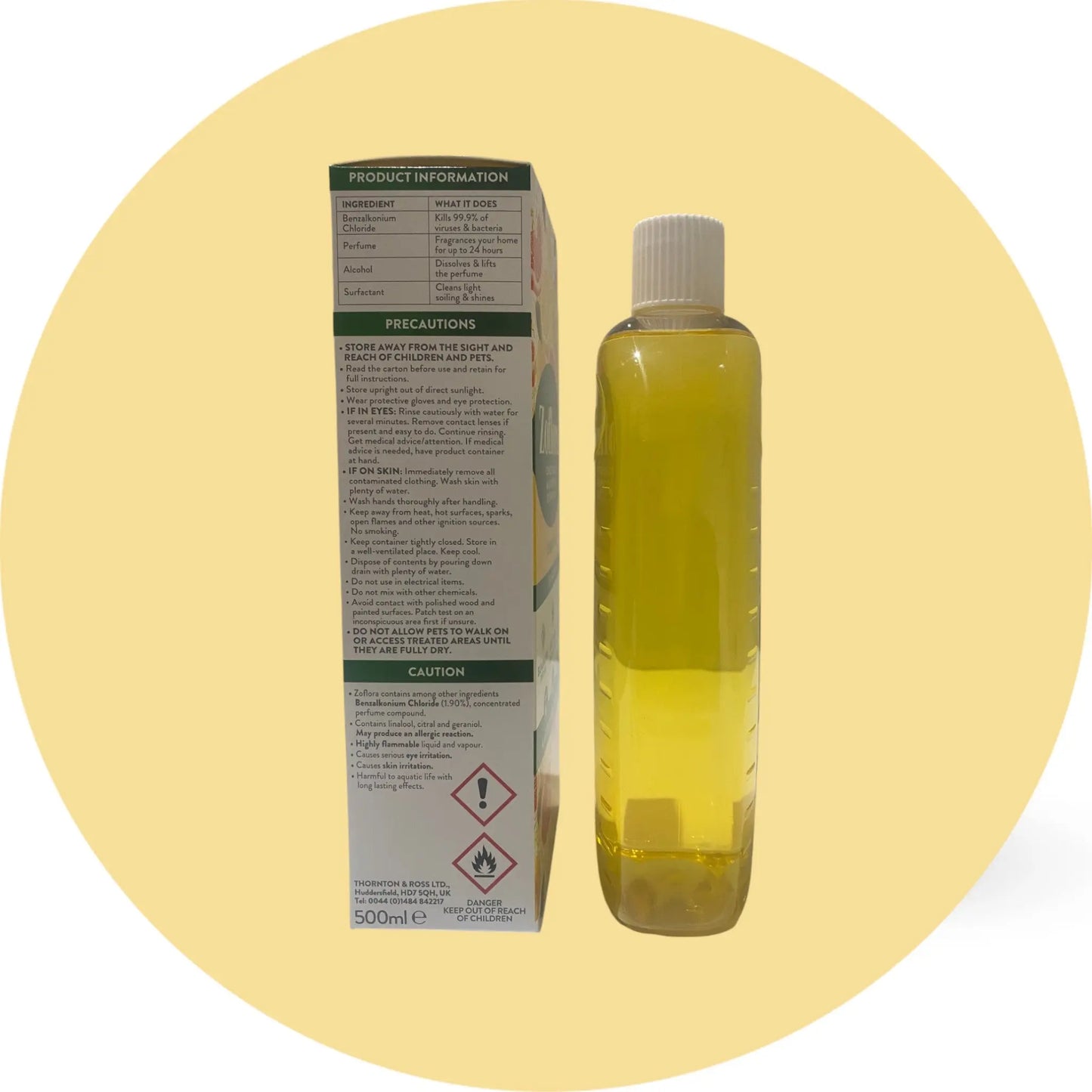 Zoflora Lemon Zing Side Image