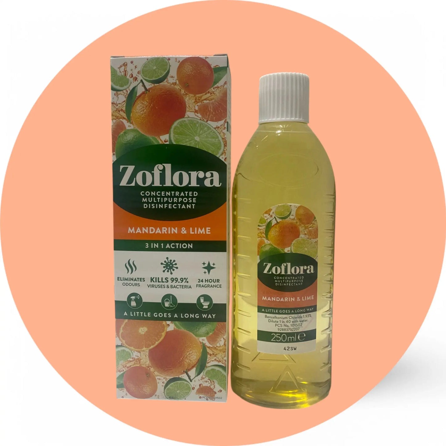 Zoflora Mandarin & Lime Concentrate Zoflora
