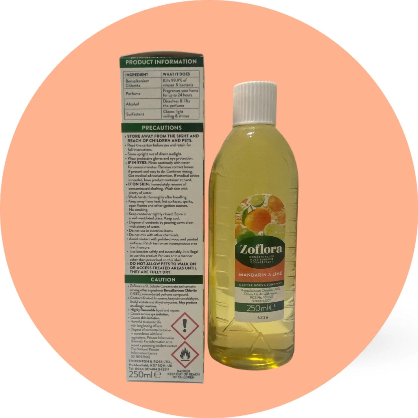 Zoflora Mandarin & Lime Concentrate Zoflora