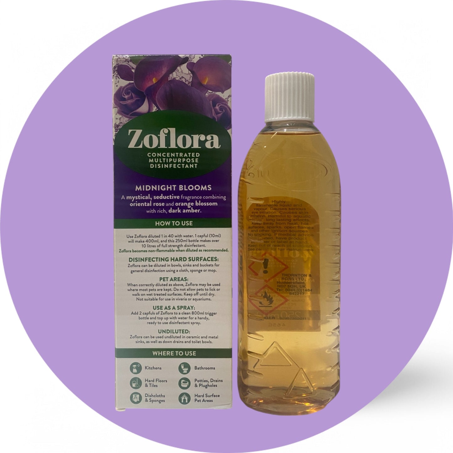 Zoflora Midnight Blooms Concentrate