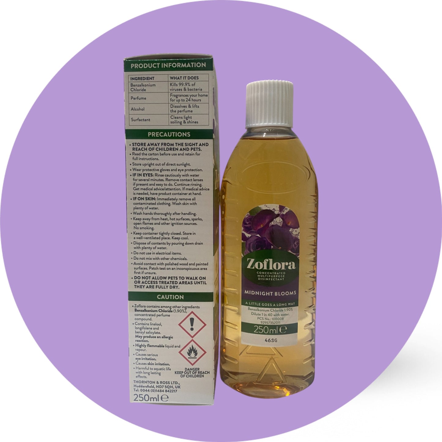 Zoflora Midnight Blooms Concentrate