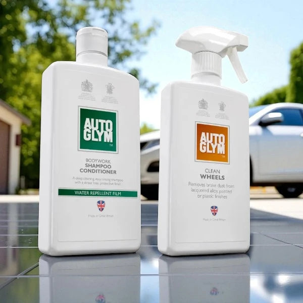Autoglym Exterior Essentials Bundle - Effortless Shine & Wheel Brilliance