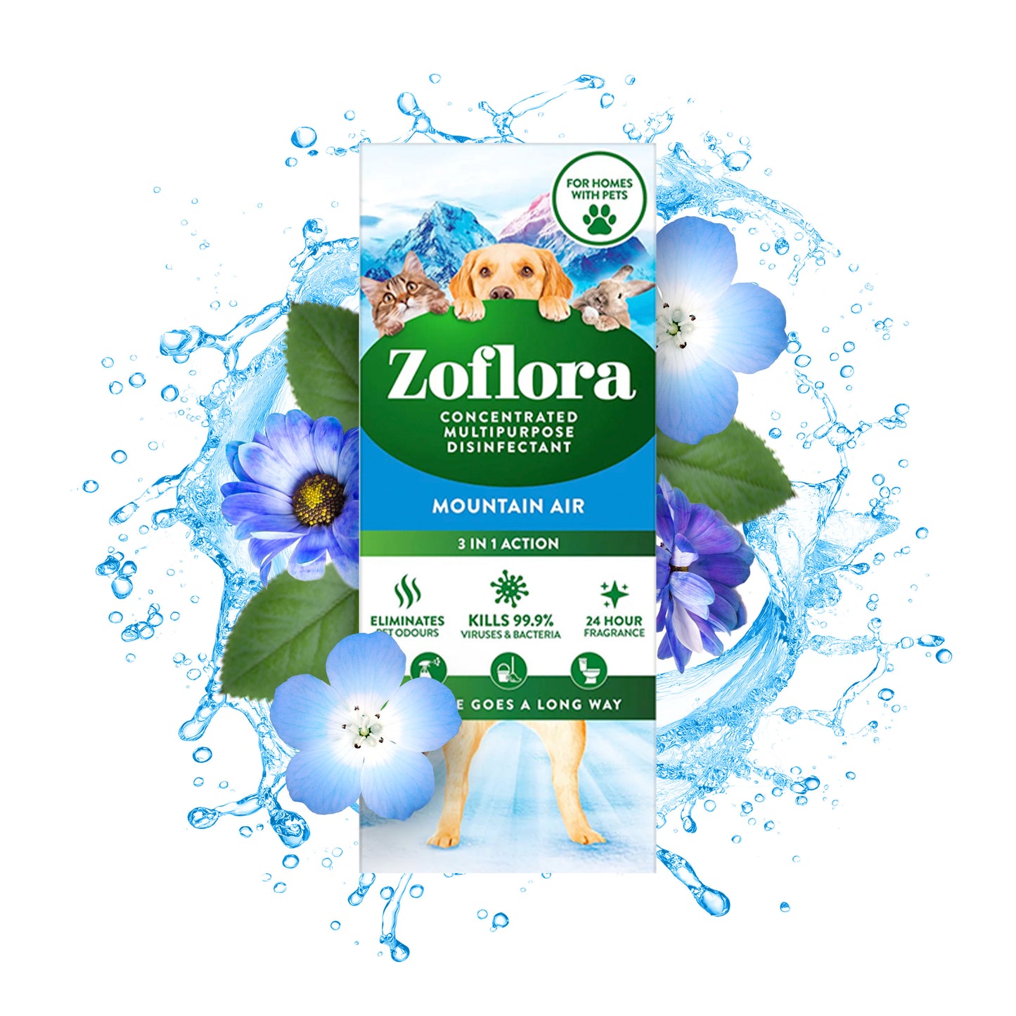 Zoflora Mountain Air Concentrate - Breathe Deep. Clean Deeper