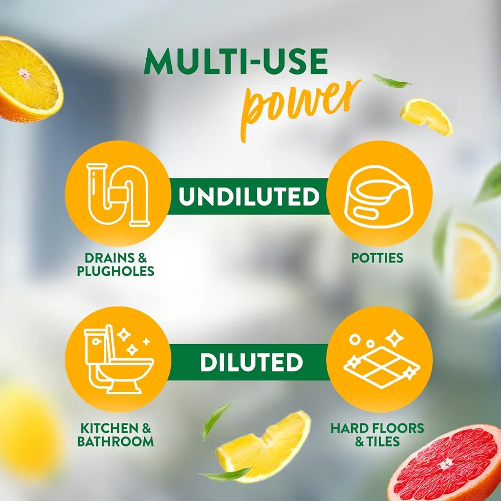 Zoflora Lemon Zing Concentrate - Goodbye Germs, Hello Sunshine!