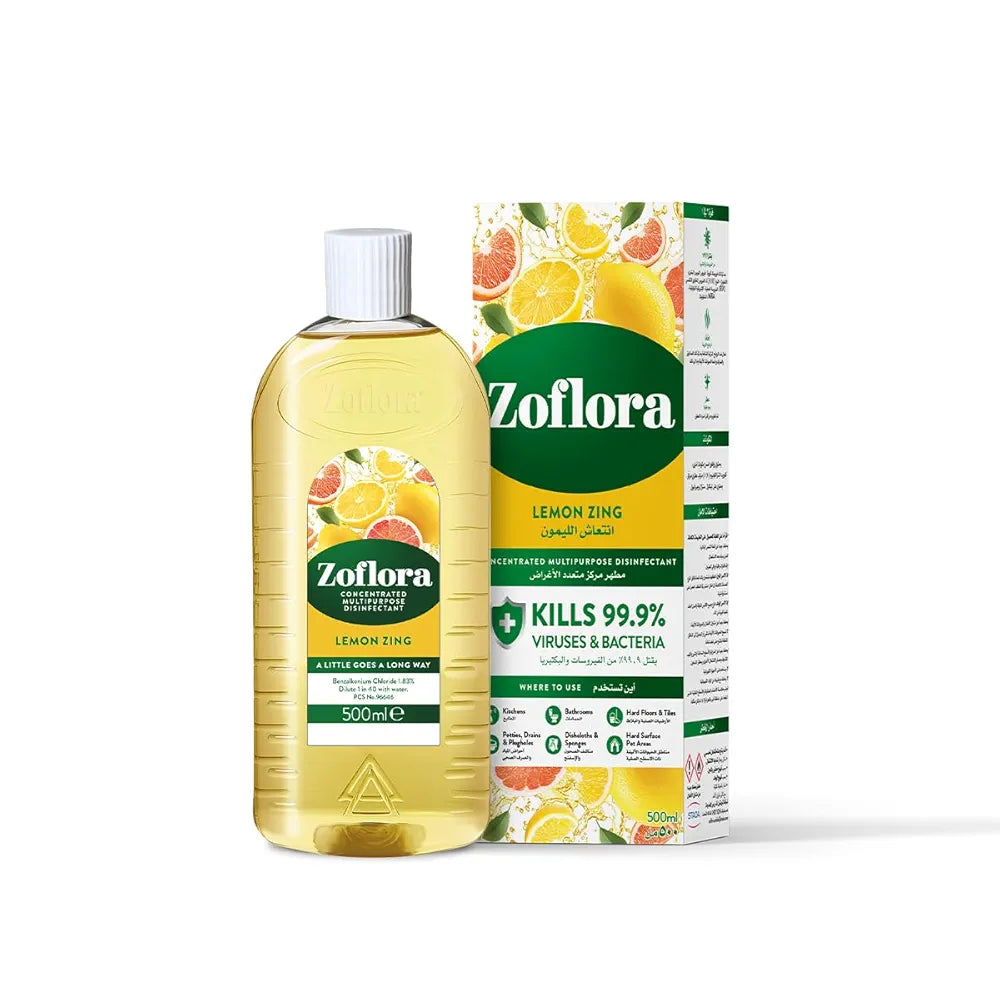 Zoflora Lemon Zing Concentrate - Goodbye Germs, Hello Sunshine!