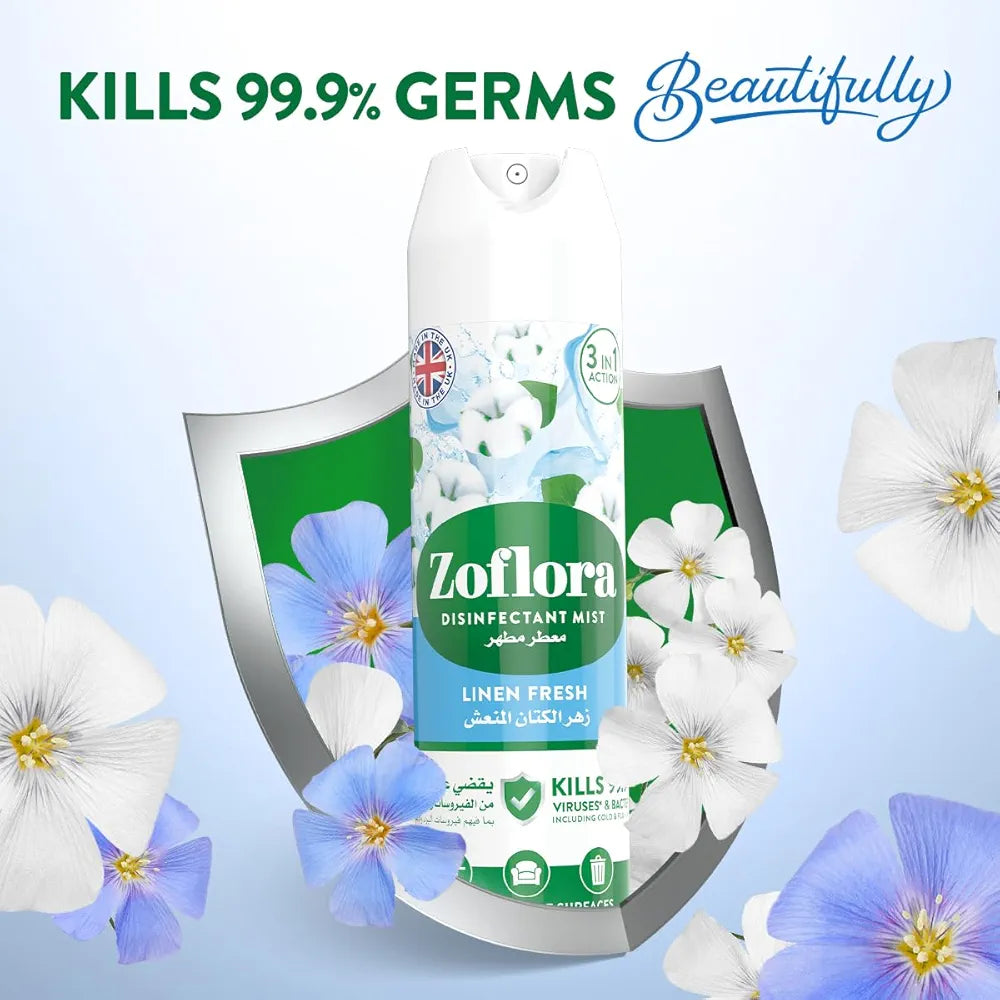 Zoflora Linen Fresh Carpet Fresh & Care Foam