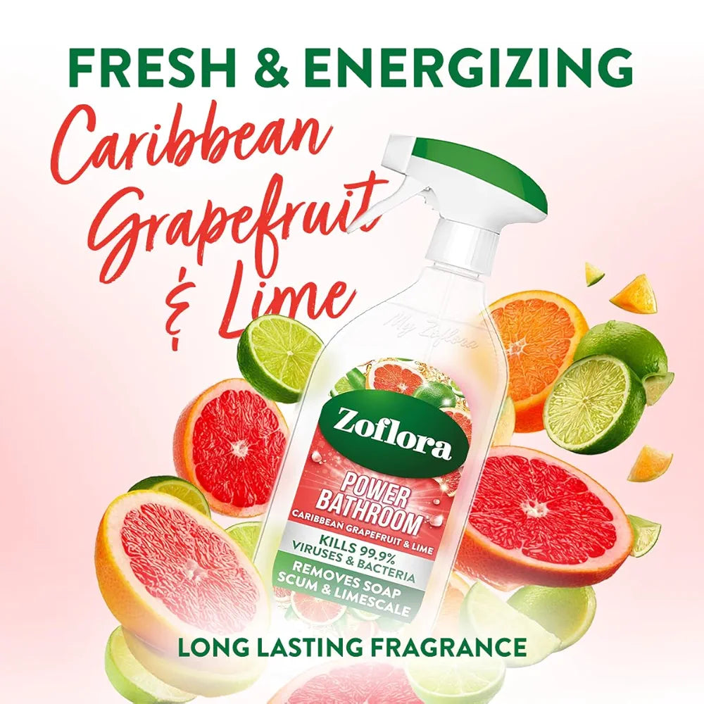 Zoflora Caribbean Grapefruit & Lime Power Bathroom Cleaner