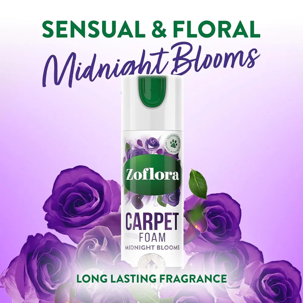 Zoflora Midnight Blooms Carpet Fresh & Care Foam