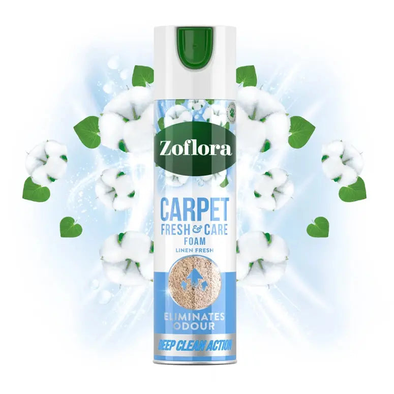 Zoflora Linen Fresh Carpet Fresh & Care Foam Zoflora