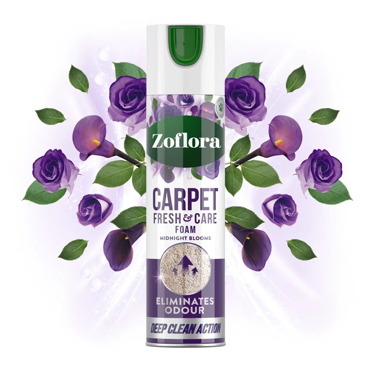 Zoflora Midnight Blooms Carpet Fresh & Care Foam