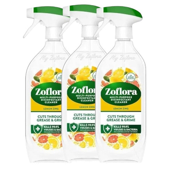 Zoflora Lemon Zing Multipurpose Disinfectant Cleaner - Sunshine in Every Spray