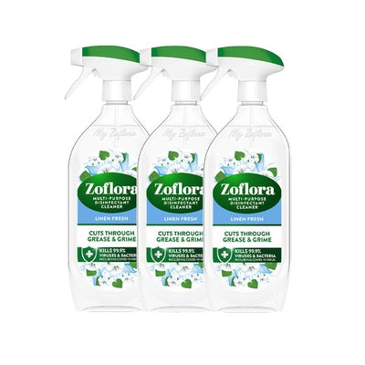 Zoflora Linen Fresh 800ml Multipurpose Disinfectant Cleaner -Crisp Clean. Germ-Free