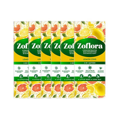 Zoflora Lemon Zing Concentrate - Goodbye Germs, Hello Sunshine!