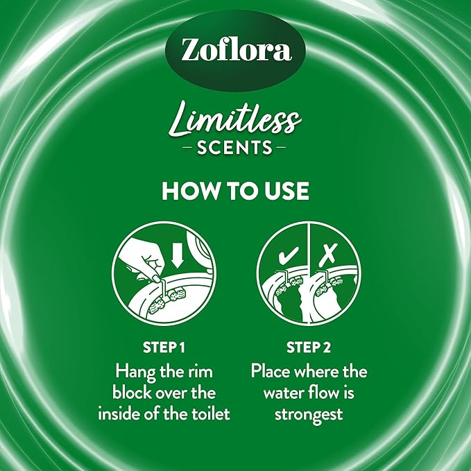 Zoflora Caribbean Grapefruit & Lime Limitless Scents Rim Block