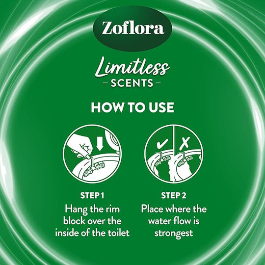 Zoflora Caribbean Grapefruit & Lime Limitless Scents Rim Block