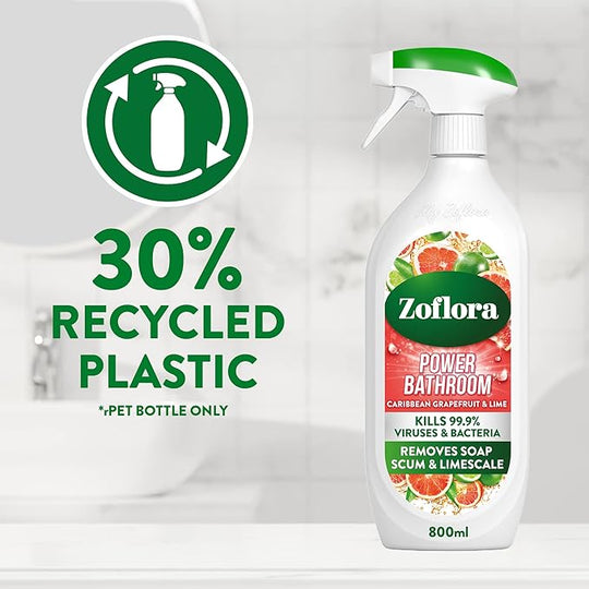 Zoflora Caribbean Grapefruit & Lime Power Bathroom Cleaner
