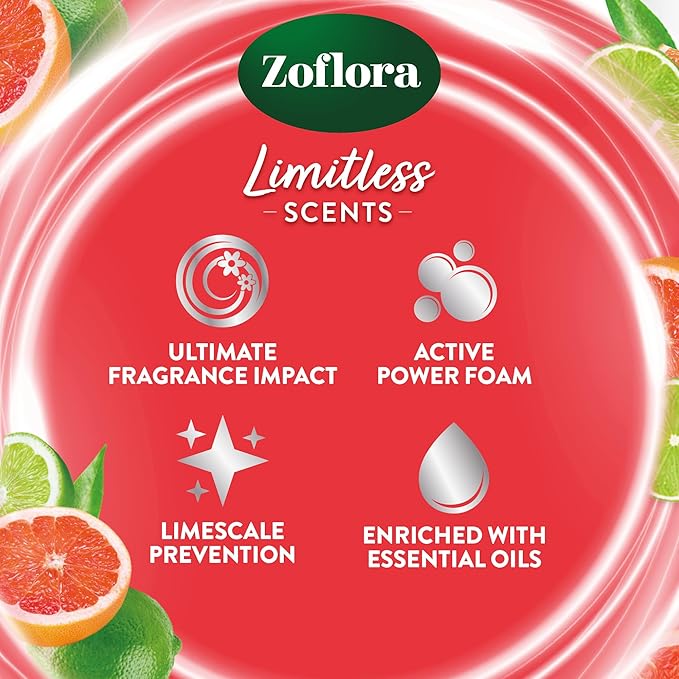 Zoflora Caribbean Grapefruit & Lime Limitless Scents Rim Block