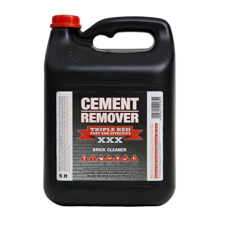 TRIPPLE RED  CEMENT REMOVER 5LTR RED FMOR001