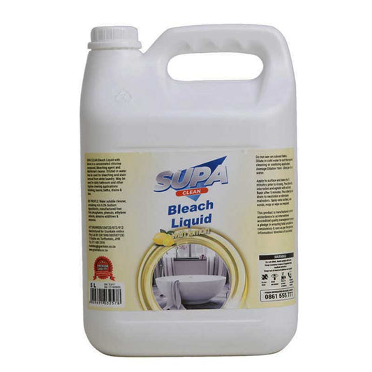 SUPA BLEACH LIQUID WITH LEMON 5LTR FBLE004