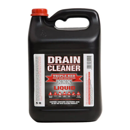 TRIPLE RED DRAIN CLEANER 5LTR FDRA001 Triple Red