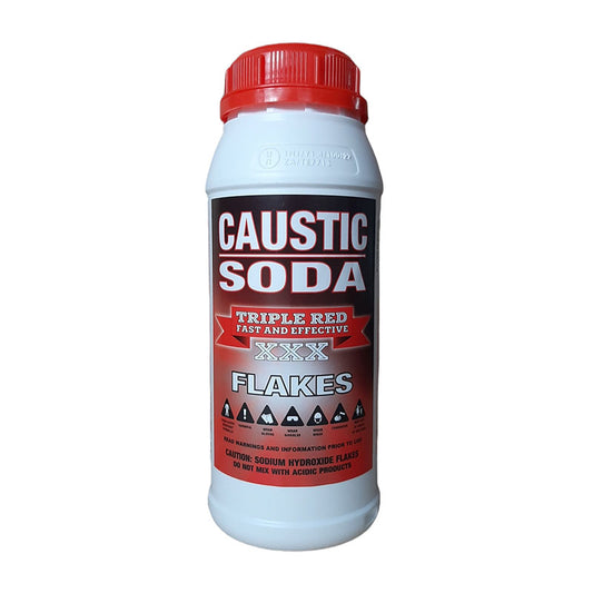 TRIPLE RED CAUSTIC SODA FLAKES 1KG