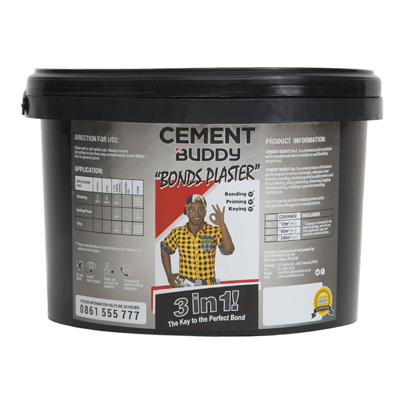 BUDDY CEMENT ADDITIVE 3 IN ONE  5LTR