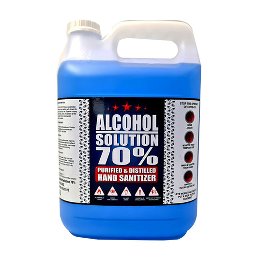 RSA HAND SANITISER LIQUID 70% ALCHOHOL 5LT