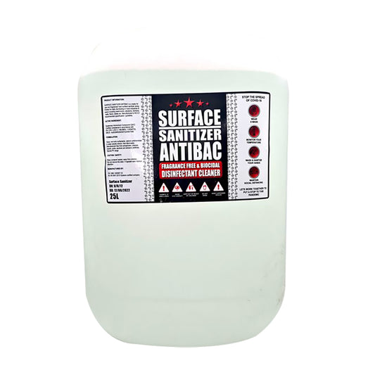 RSA SURFACE SANITISER ANTI BACTERIAL ALL SURFACE 20LTR