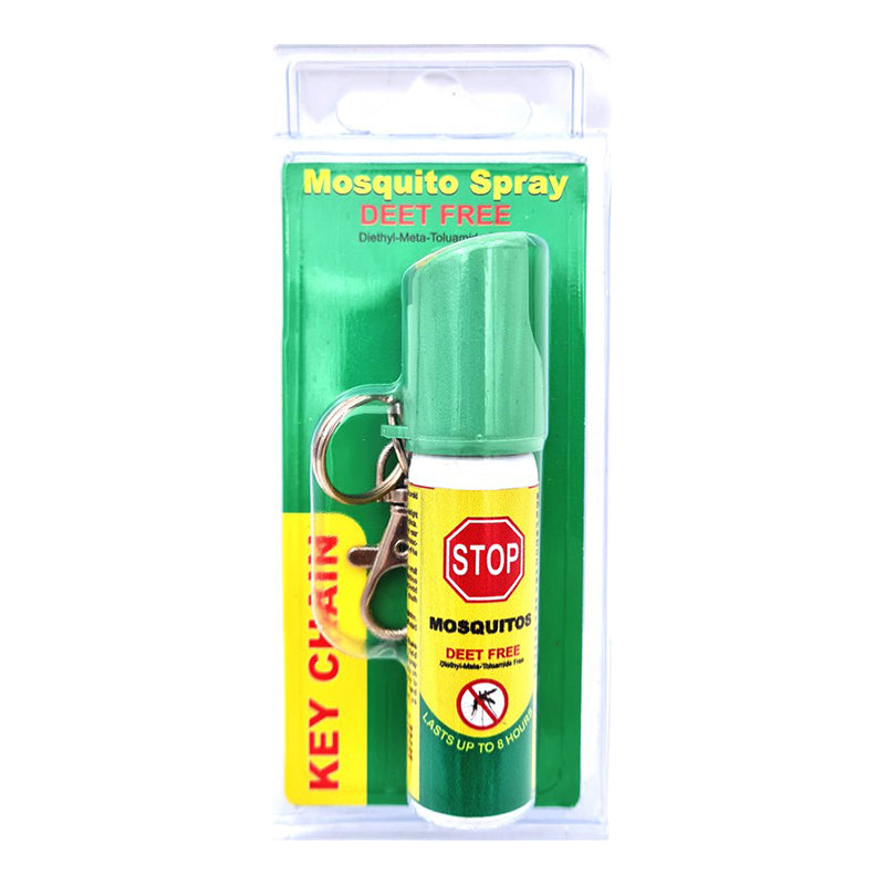 MOSQUITO STOP MOZZIE SPRAY KEY CHAIN BLIST PACK