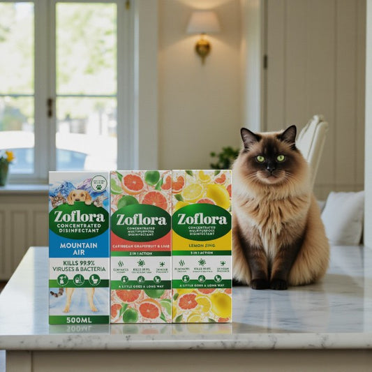 Zoflora Luxe Trio Disinfectant Bundle – 3 x 500ml Concentrates (Mountain Air, Caribbean Grapefruit & Lime, Lemon Zing)