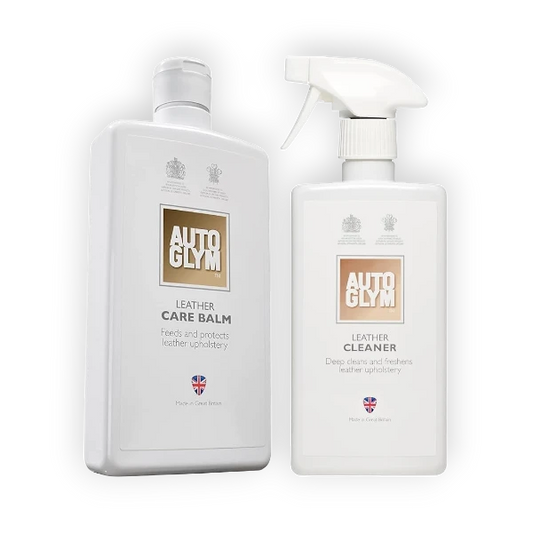 Autoglym Leather Balm and Leather Cleaner Bundle. Save More, Shine Longer