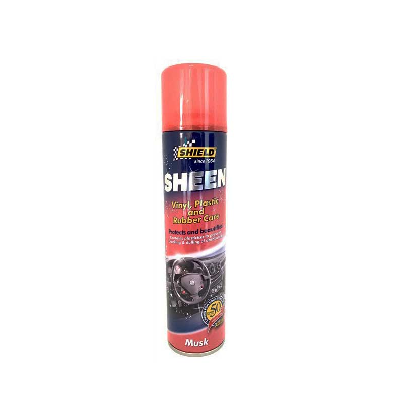 SHIELD VINYL RUBBER PLASTIC CARE-MUSK 300ML SH55