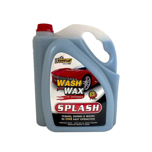 SHIELD SHAMPOO & WAX SPLASH 5LTR SH26