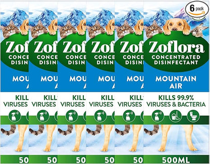 Zoflora Mountain Air 500ml Concentrate - Breathe Deep. Clean Deeper