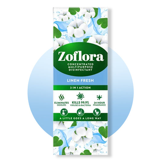 Zoflora Linen Fresh Concentrate - Linen Love, Disinfected Clean