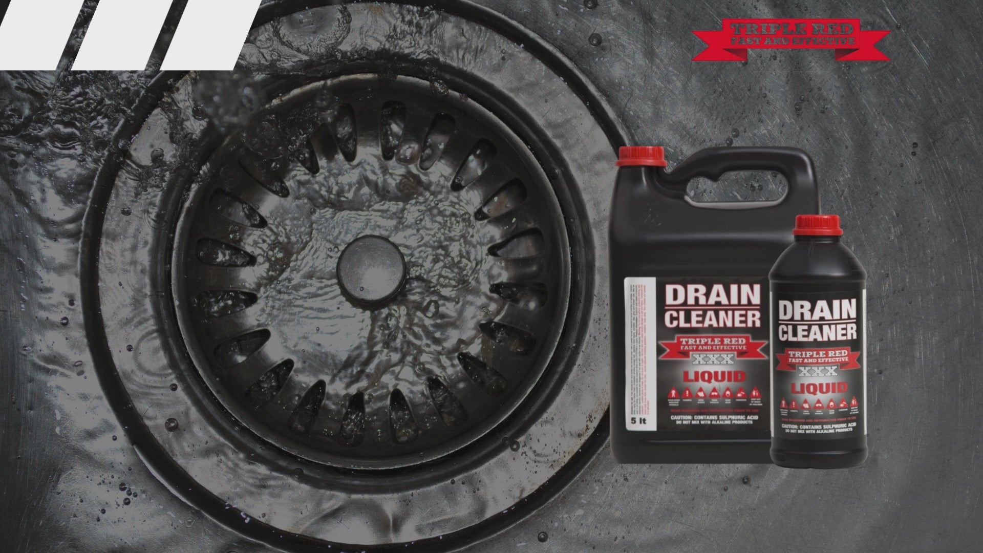 Triple Red Drain Cleaner Liquid Indoor new