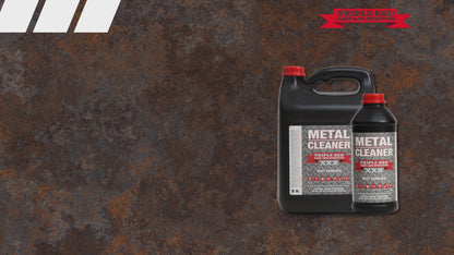 TRIPLE RED Metal Cleaner - Built to Restore Steel.