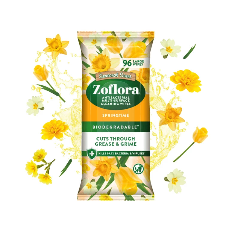 Zoflora Springtime Multi-Surface Cleaning Wipes