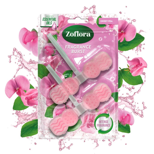 Zoflora Sweet Pea Fragrance Burst Rim Block