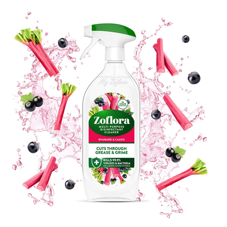 Zoflora Rhubarb & Cassis Multipurpose Disinfectant Cleaner 800ml